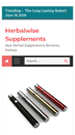 Mobile Screenshot of herbalwisesupplements.com